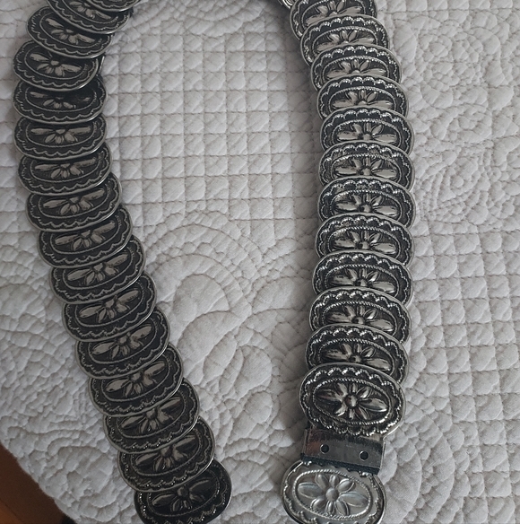 Silver Concho Belt - Picture 3 of 6
